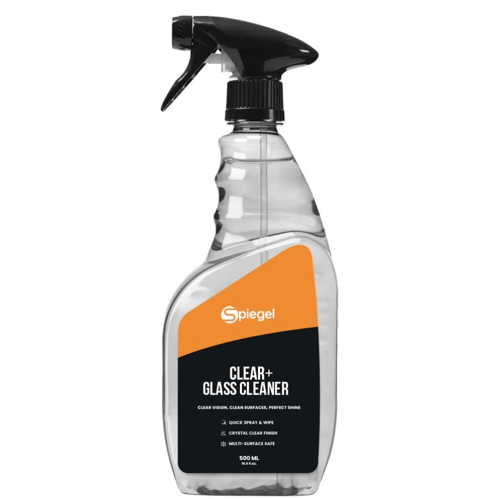 Spiegel Windshield Washer Fluid 500ml + Car Glass Cleaner Spray 500ml | Streak-Free Shine | Removes Bugs, Grime & Oily Residue | All Weather Formula for Crystal Clear Visibility | Car Care Combo Pack