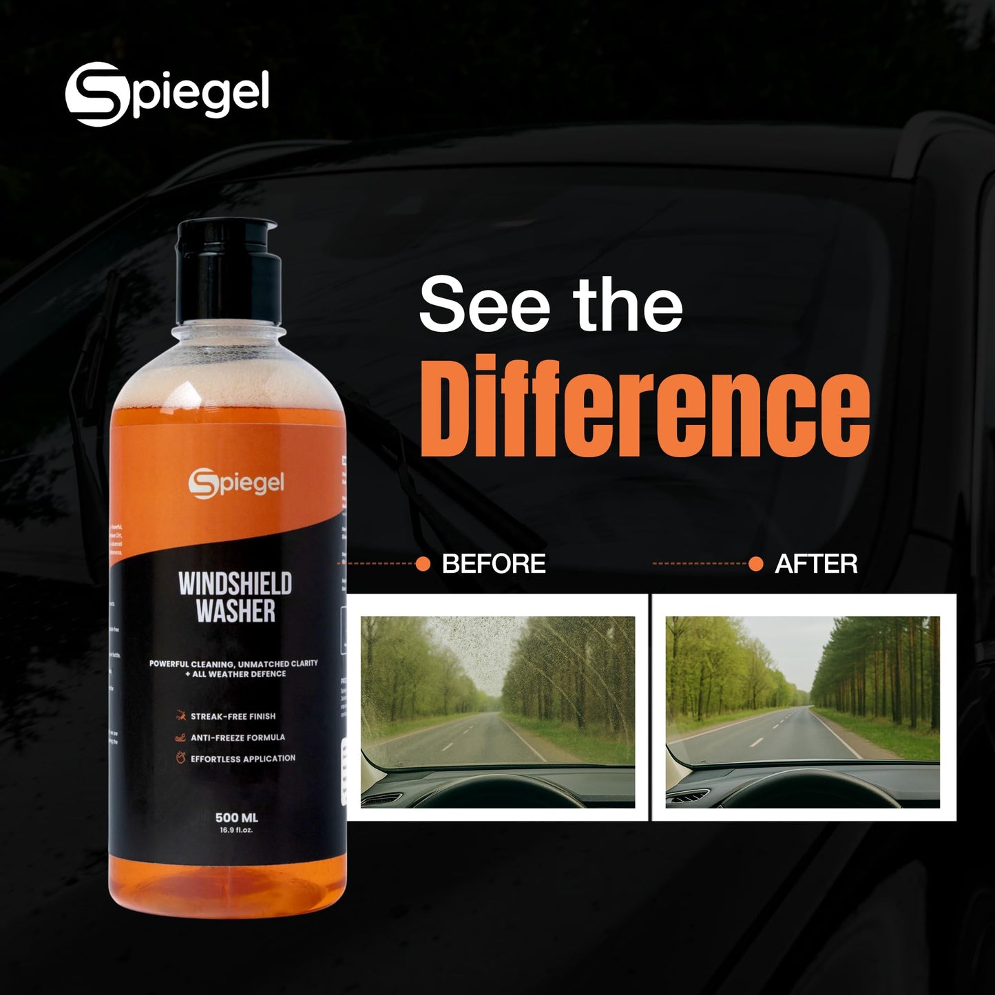 Spiegel Windshield Washer Fluid For Car 500ML