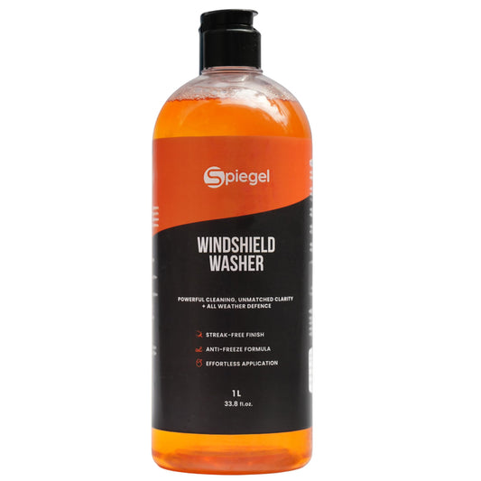 Spiegel Windshield Washer Fluid For Car 1L Pack - All Season Car Windshield Cleaner Liquid- Anti Freeze Technology