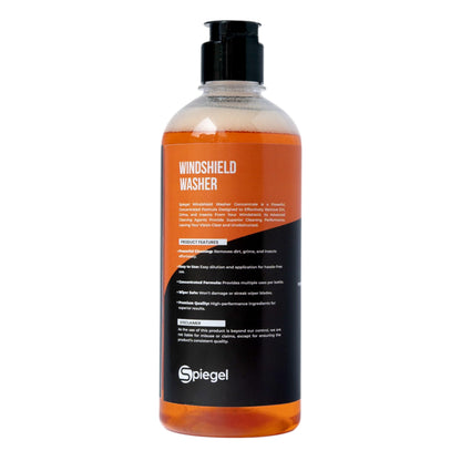 Spiegel Windshield Washer Fluid For Car 1L Pack - All Season Car Windshield Cleaner Liquid- Anti Freeze Technology