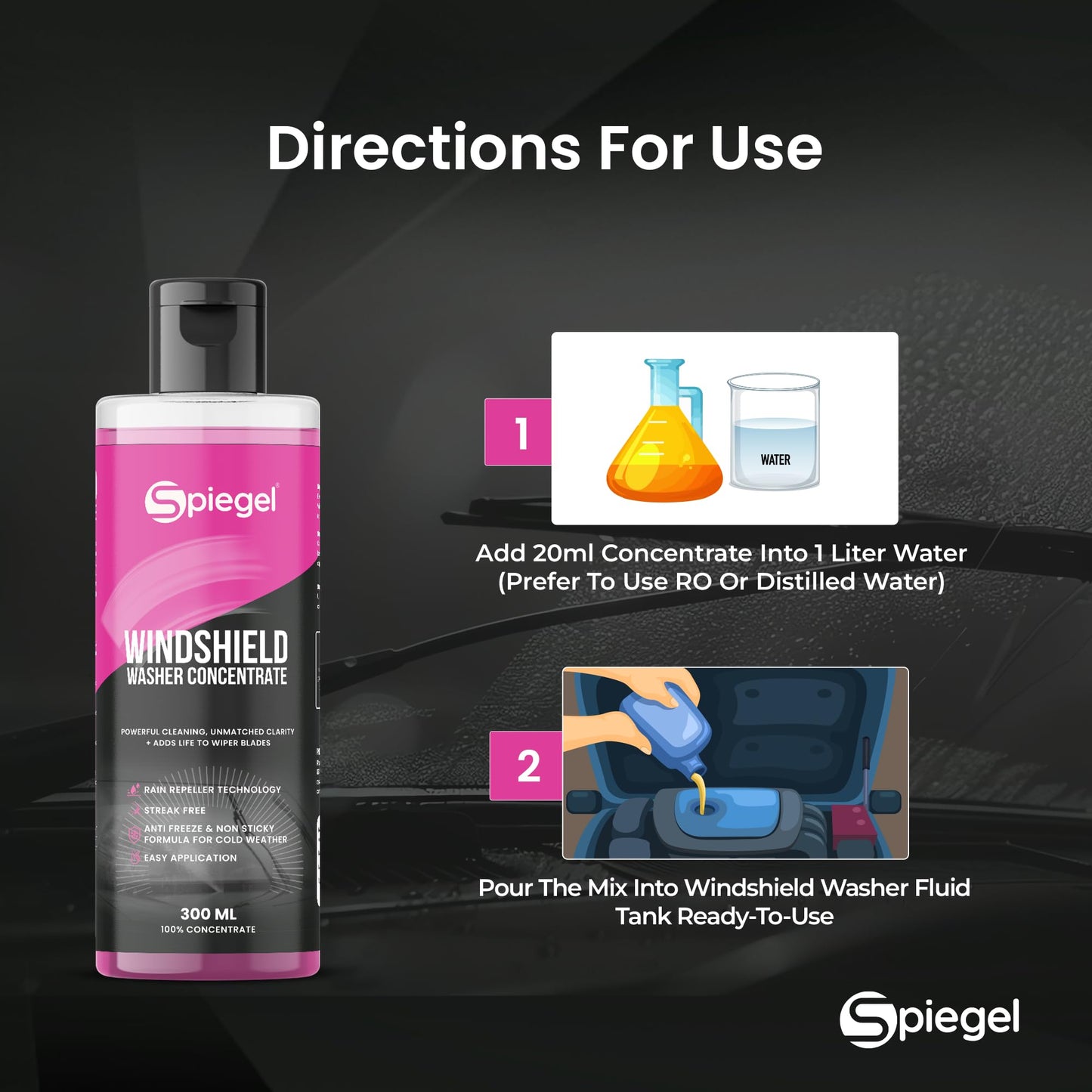 Spiegel Windshield Washer Fluid For Car 500ML