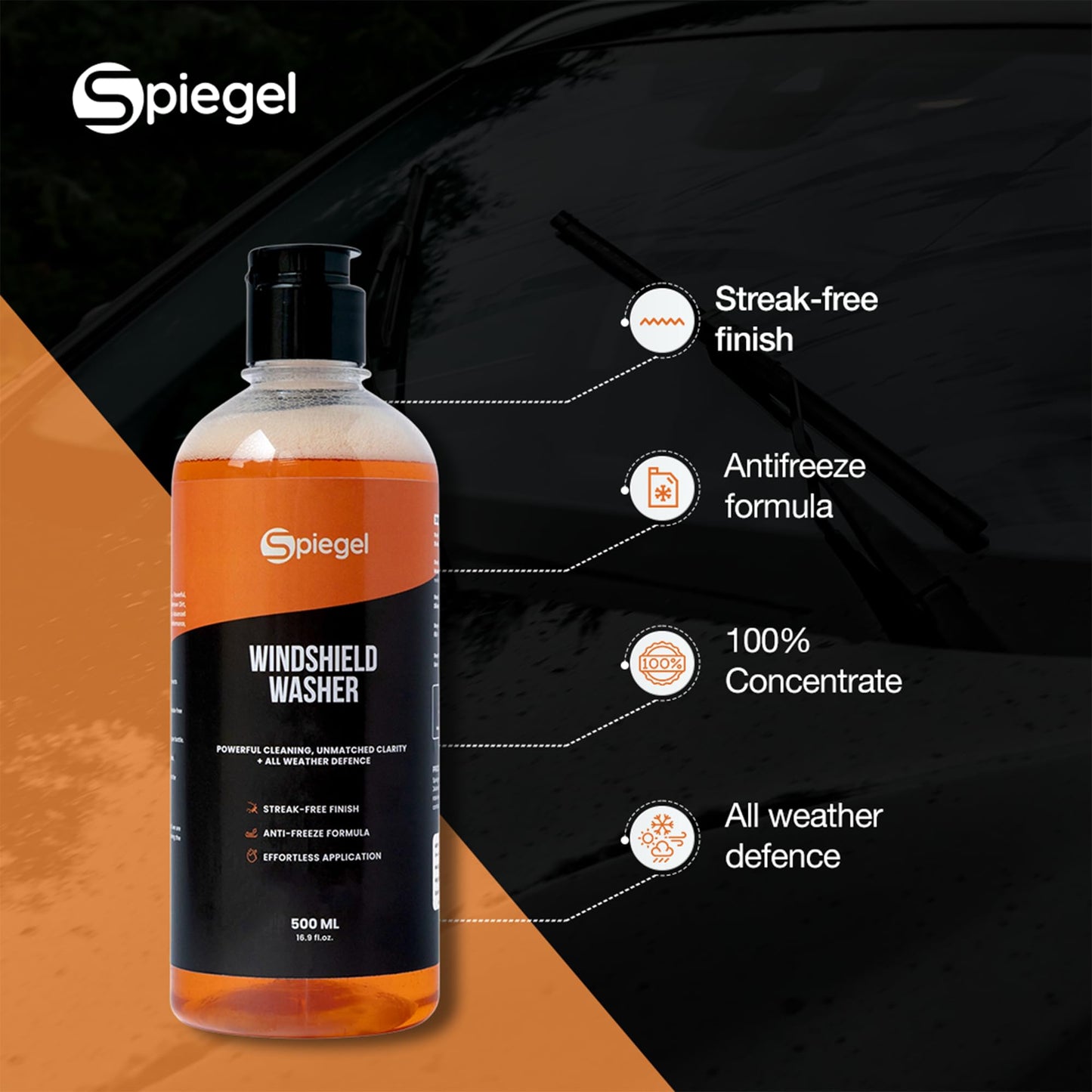 Spiegel Windshield Washer Fluid For Car 500ML