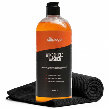 Windshield Washer Fluid – Streak-Free Crystal Clear Glass with Anti-Freeze Formula